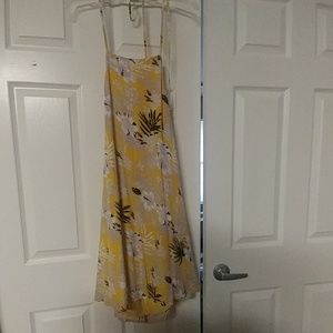 Lulus XL yellow floral dress